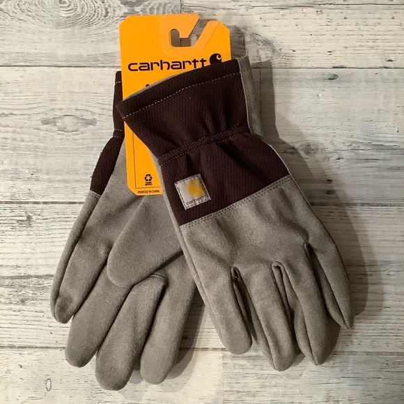 Carhartt Women's Large Synthetic Suede Stretch Knit Glove - Picture 1 of 5